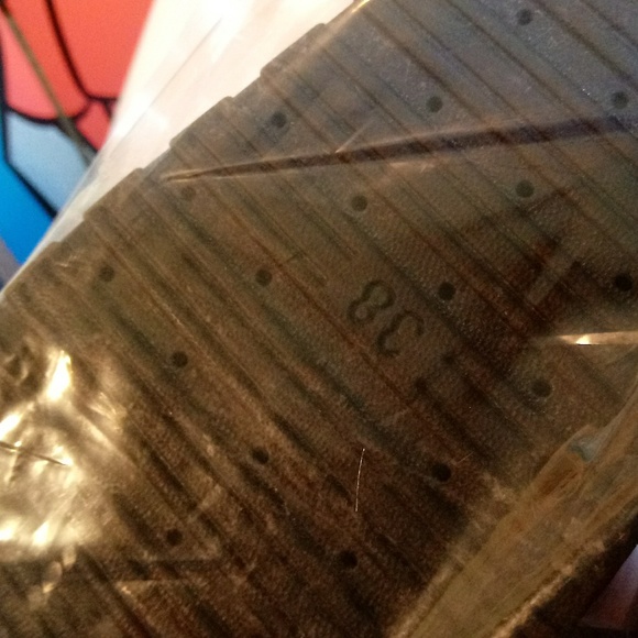 SOLD  Henry Ferrera Black Buckle Slide Sandals 6 - Picture 8 of 8